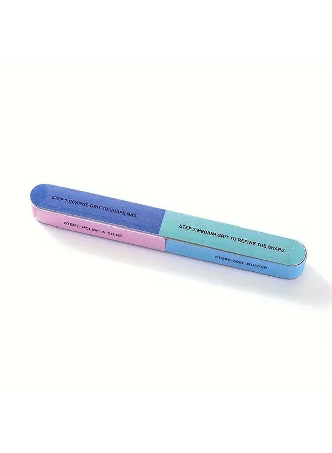 Nail Polish Strip Six Sided Nail File Buffer Polisher Manicure Pedicure Tool - Image 4